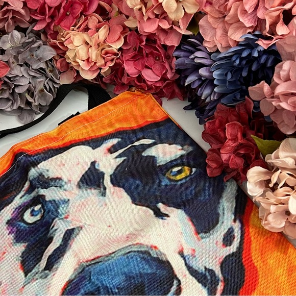 Eco-Friendly Goofy Black and White Dalmatian Dog Folding Tote Bag - Picture 8 of 15